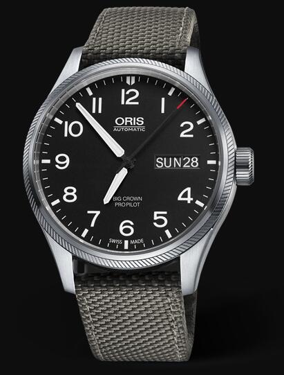 Review Oris Aviation Big Crown Propilot Big Day Date 45MM Replica Watch 01 752 7698 4164-07 5 22 17FC